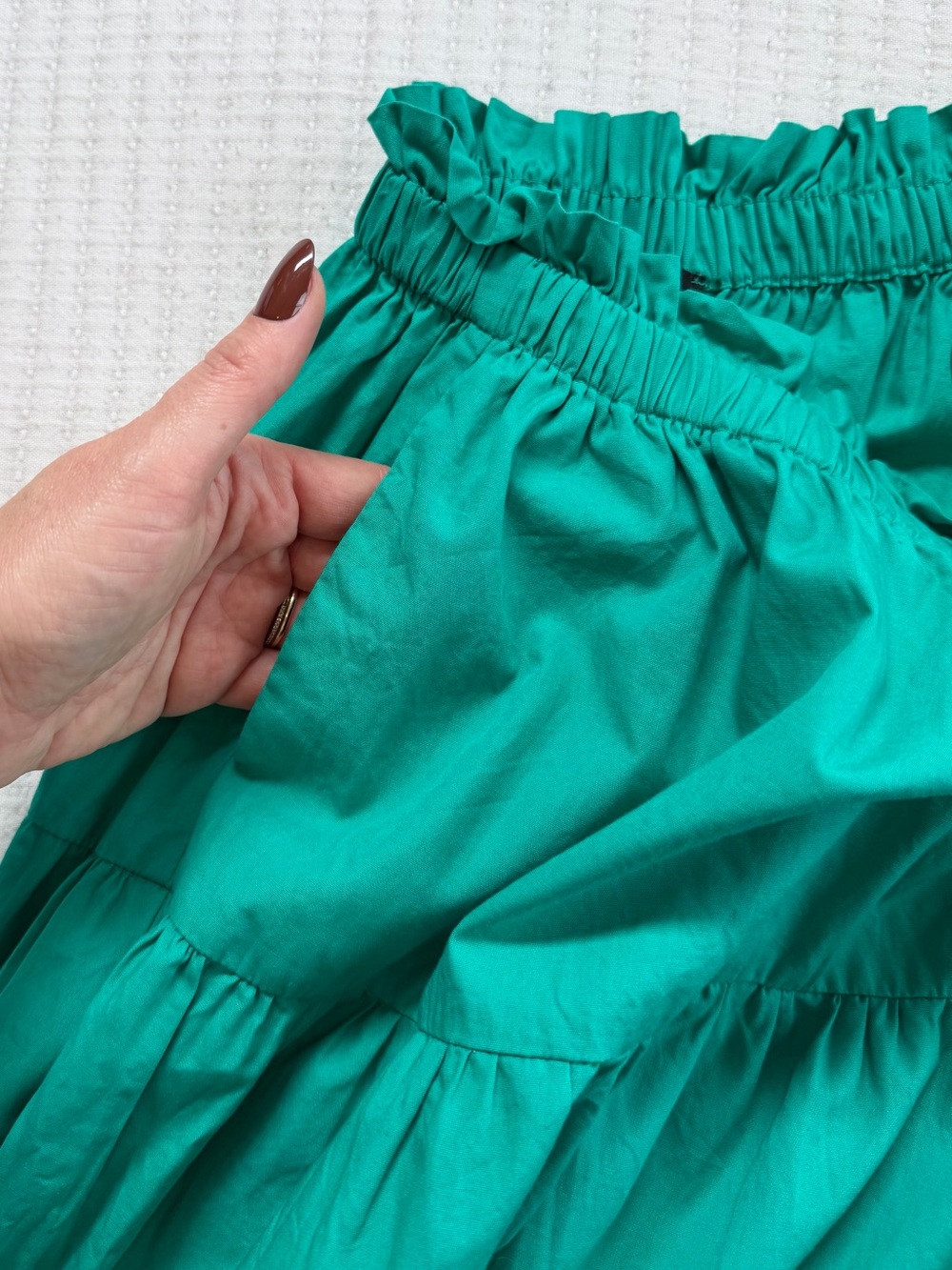 Kourt Ellery Matching Set - Maxi Tiered Skirt and Smocked Tube Top - Picture 8 of 8